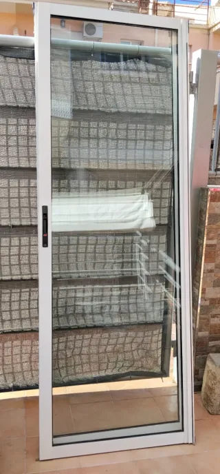 2 Puertas Balconera Doble Cristal en perfecto