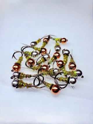 Pack 30 Perdigones y Ninfas Pesca Mosca