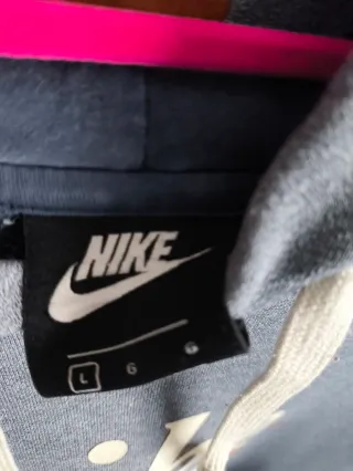 Sudadera Nike Talla L Azul Roja