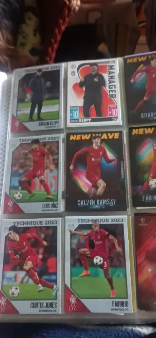 Lote de cromos de fútbol: Liverpool, City, United
