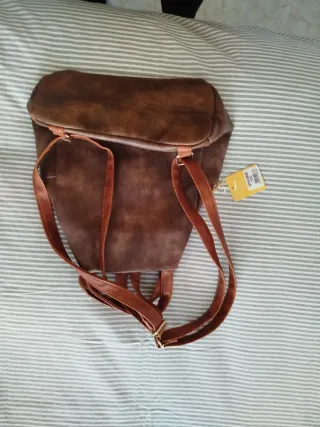 Mochila marrón