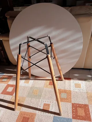 Espejo Marco Dorado y Verde