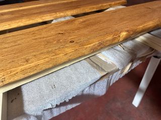 Baldas de madera maciza