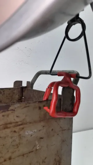 Lampada industriale a pinza metallo