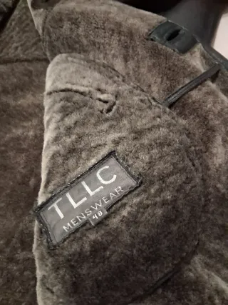 Abrigo de piel de muton para hombre