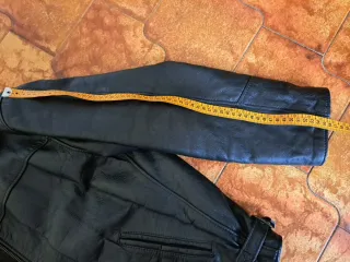 Giubbotto vera pelle uomo nero