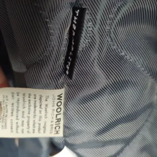 Gabardina Woolrich Blu Taglia L