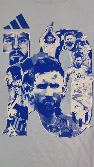 Camiseta Adidas Messi 10 - Talla 11-12 Años