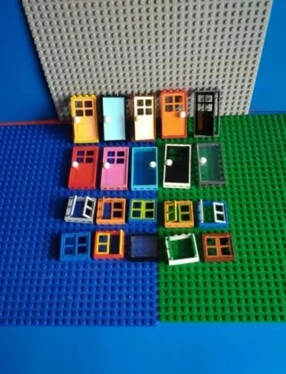 Lote Lego Puertas y Ventanas Variadas