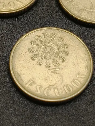 5 Monedas Escudos República Francesa