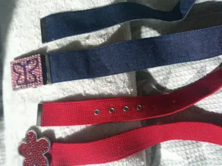 Cinture con decorazioni floreali e farfalle