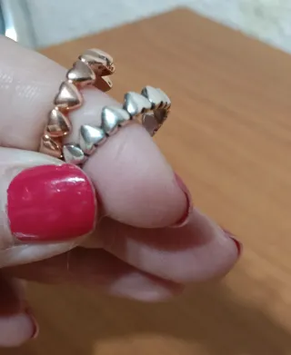Anillo Pandora Corazones