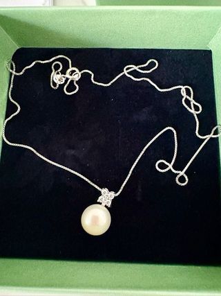 Collana Argento con Perla Made in Italy