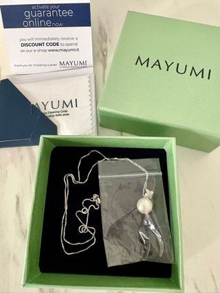 Collana Argento con Perla Made in Italy