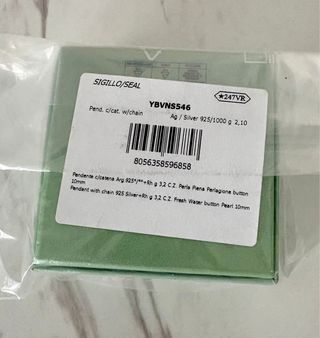 Collana Argento con Perla Made in Italy