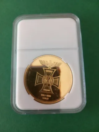 Moneda de oro alemana Reichsbanks