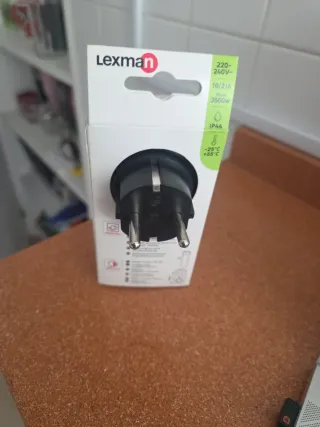 Enchufe Temporizador Jardín Exterior Lexman