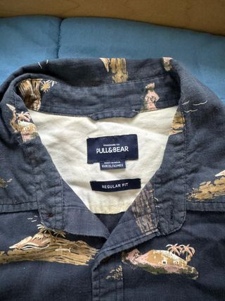 Camisa Pull&Bear Estampada Talla XL