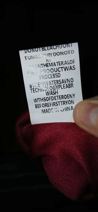 Blusa lentejuelas vino 2XL