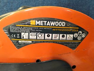 Metawood tronzadora de metales