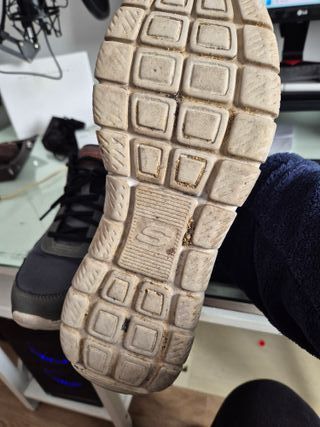 Zapatos Skechers Hombre Grises