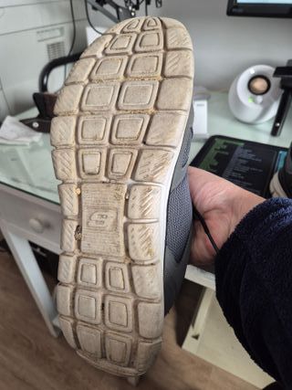 Zapatos Skechers Hombre Grises