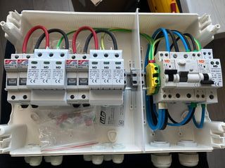 Cuadro protecciones fotovoltaico AC+DC
