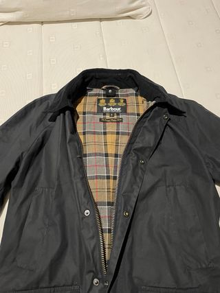 Barbour encerada forro pelo
