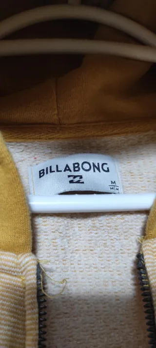 Sudadera con cremallera Billabong mostaza