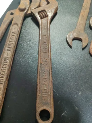 Lote herramientas antiguas hierro