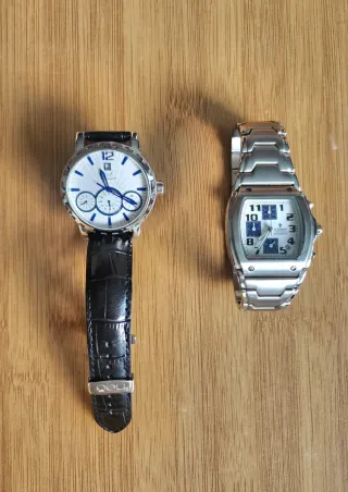 Dos relojes caballero, no se venden por separado