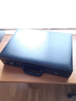 Maletín Vintage Jaguar De Luxe Negro Dorado