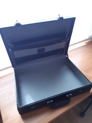 Maletín Vintage Jaguar De Luxe Negro Dorado