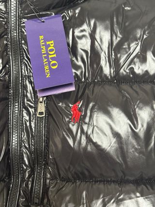 Abrigo Polo Ralph Lauren Negro Talla L Nuevo