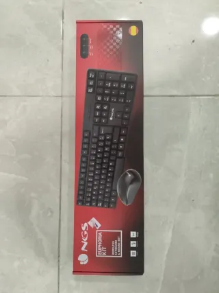 Kit Teclado y Ratón NGS Euphoria Negro