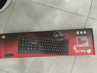 Kit Teclado y Ratón NGS Euphoria Negro