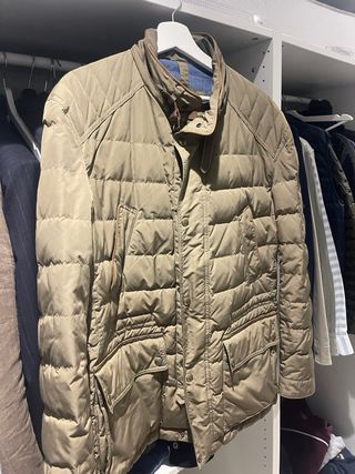 Abrigo Massimo Dutti verde L