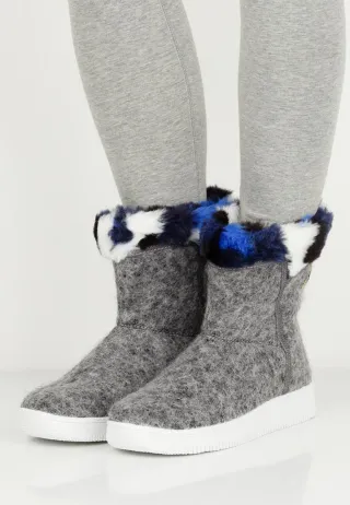 Botines Valenki Kylie Originales Grises