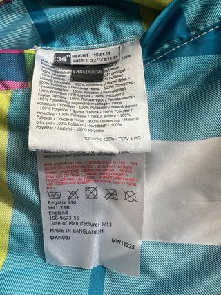 Chaqueta reversible de nieve