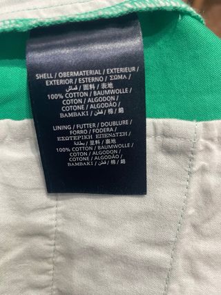 Pantalón Gant verde T.170cm 15 años Nuevo