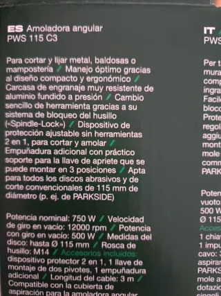 Amoladora Radial Eléctrica