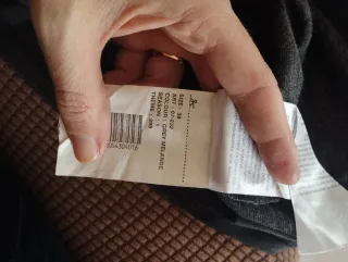 Gonna donna grigia con bottoni