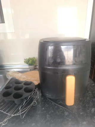 Freidora de aire 6L negra