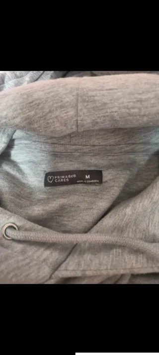 Sudadera Gris Unisex Talla M