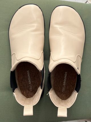 Stivali Chelsea Beige e Neri