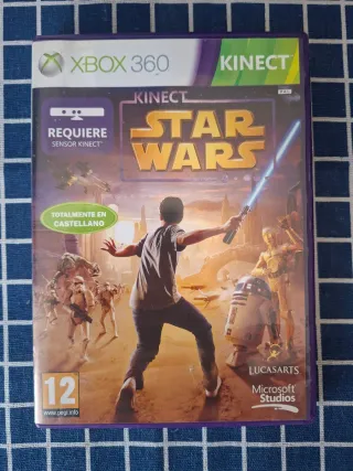 XBOX360 STAR WARS KINECT ORIGINAL COMPLETO