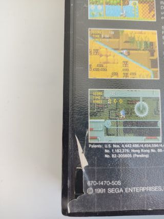 Sonic 1 Sega Mega Drive Gioco