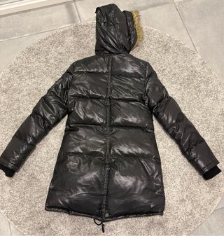 Plumífero Bershka negro mujer