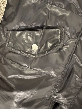 Plumífero Bershka negro mujer