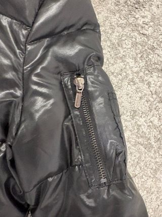 Plumífero Bershka negro mujer